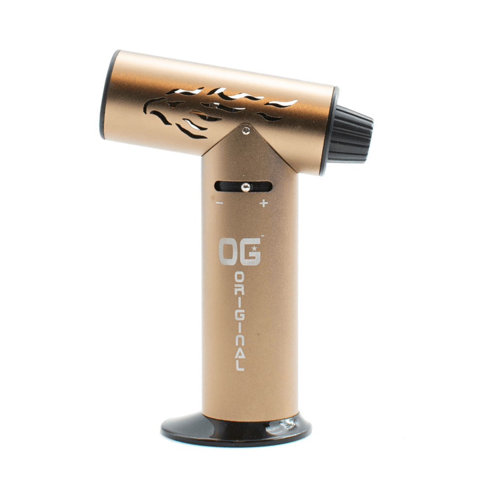 Flame Wave Torch Lighter Gold