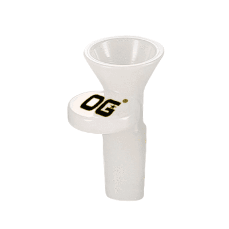 14mm Coloured Glass Bowl White