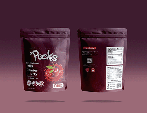 Pucks Blue Raspberry Taffy | Taffy | 10 x 10mg