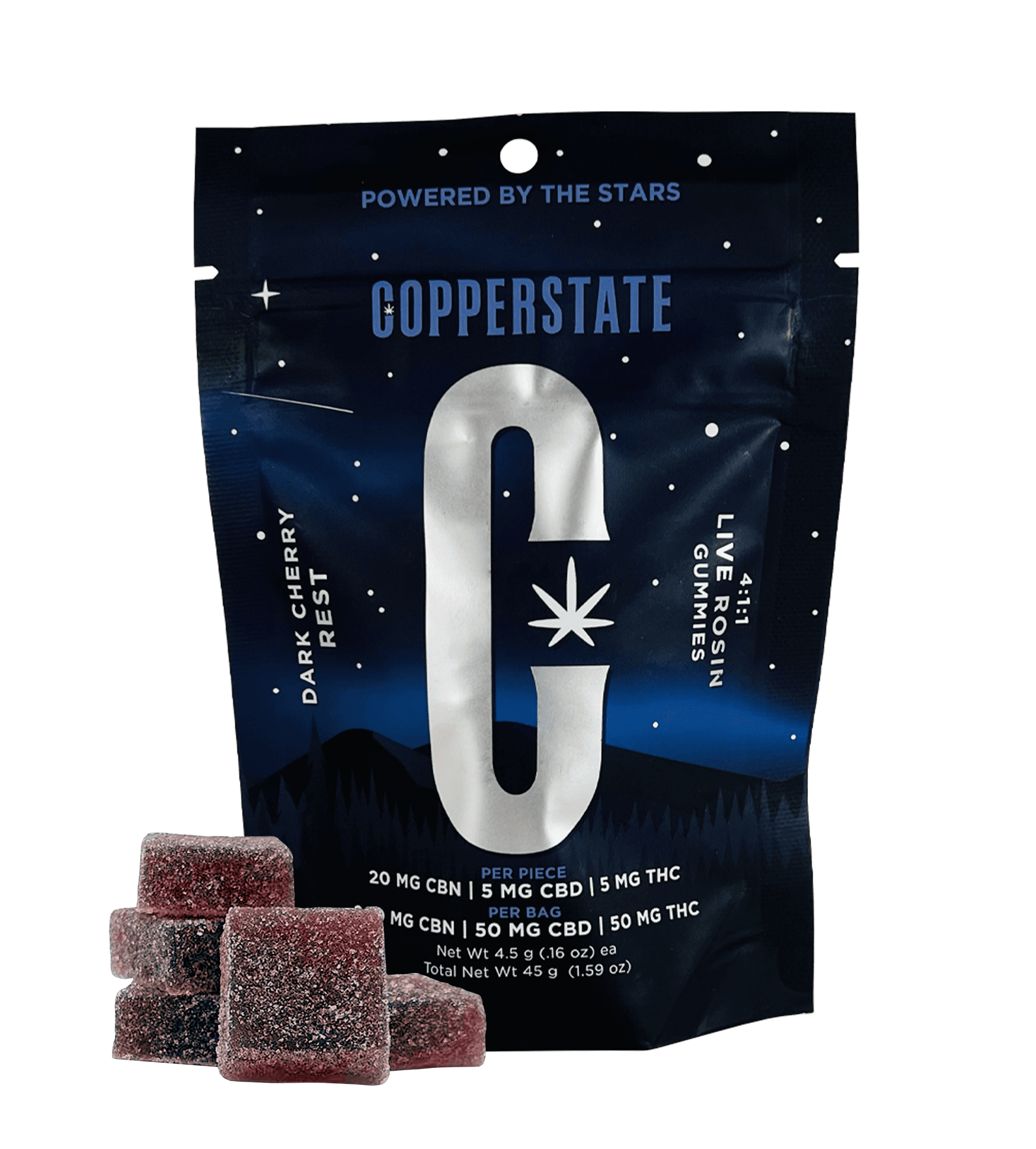 Copperstate Farms CopperState Farms Live Rosin 50mg 4:1: ummies Dark Cherry