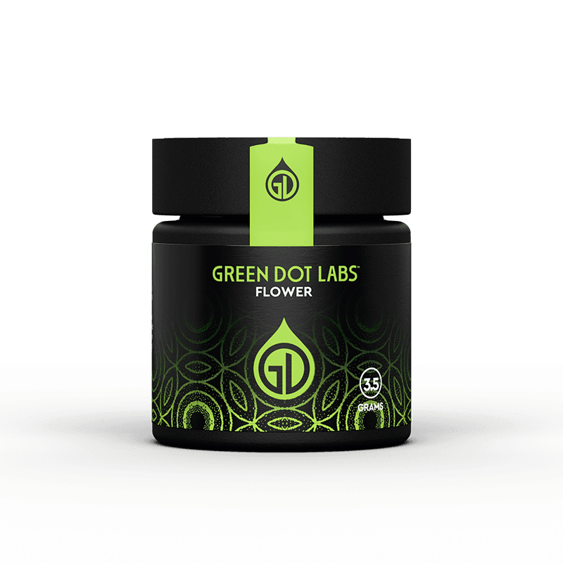 Green Dot Flower Lemon Grinder | Pre-Pack