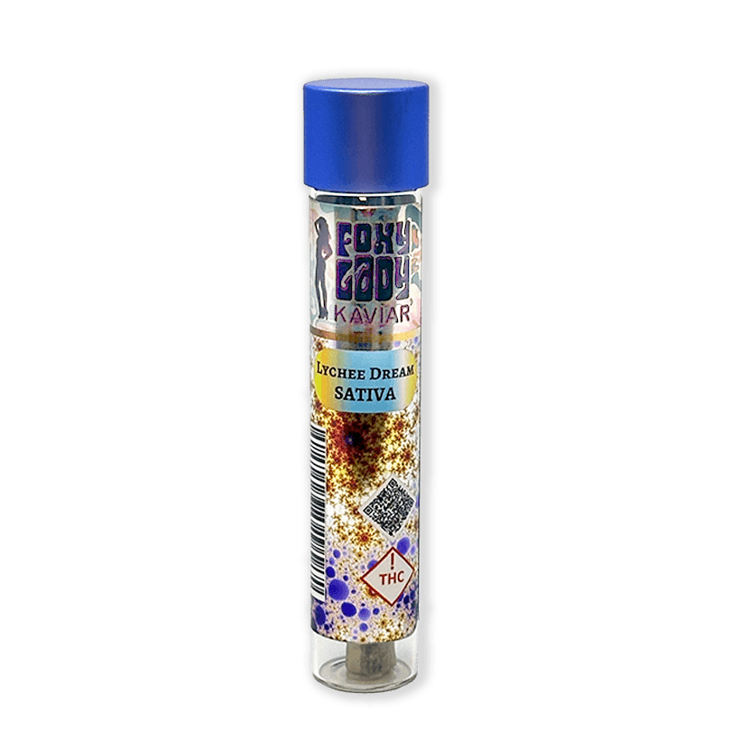 Foxy Lady Kaviar Lychee Dream | Distillate Infused Pre-Roll