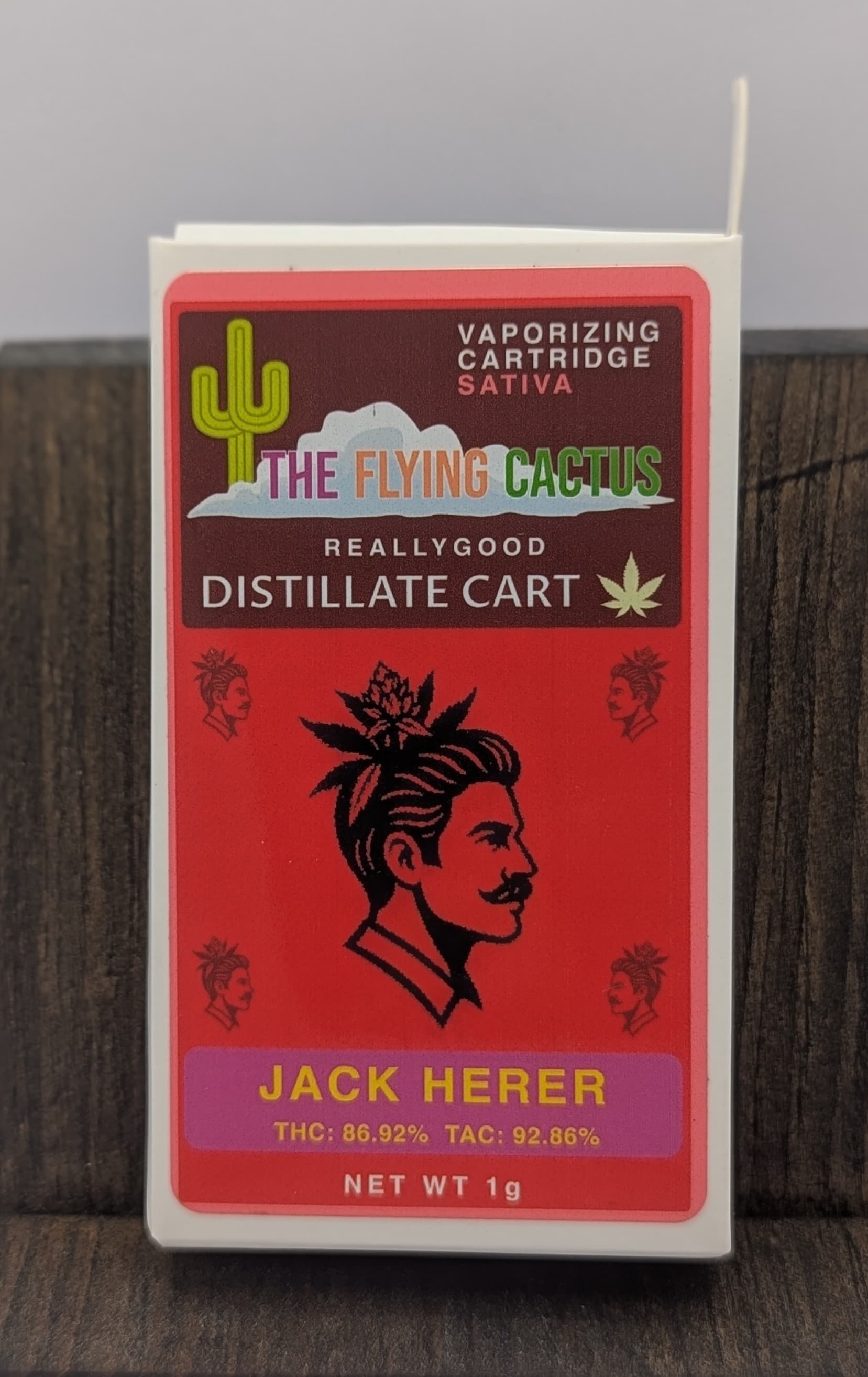The Flying Cactus Jack Herer Distillate Cart