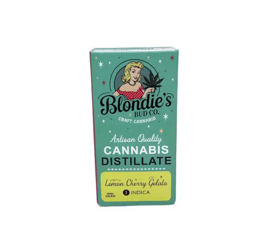 Blondie's Bud Co. Lemon Cherry Gelato Distillate Cartridge