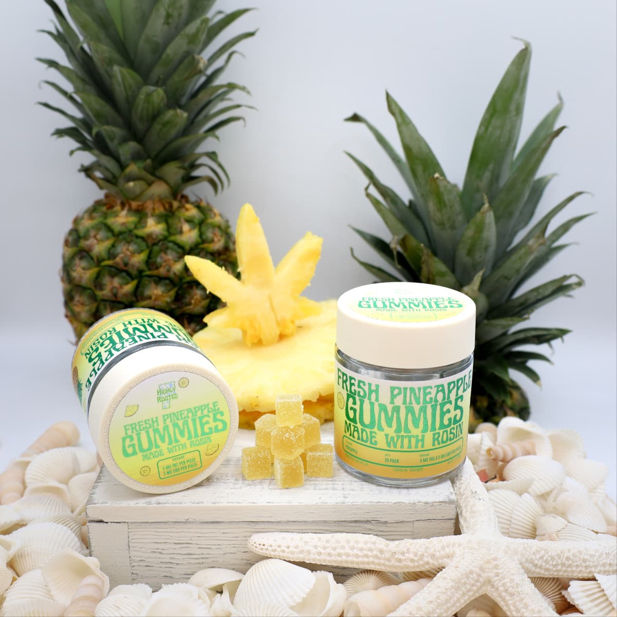 Highly Rooted Highly Rooted Fresh Pineapple Rosin Gummies