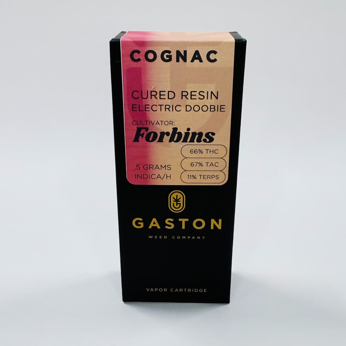 Gaston Cured Resin Cartridge: Cognac