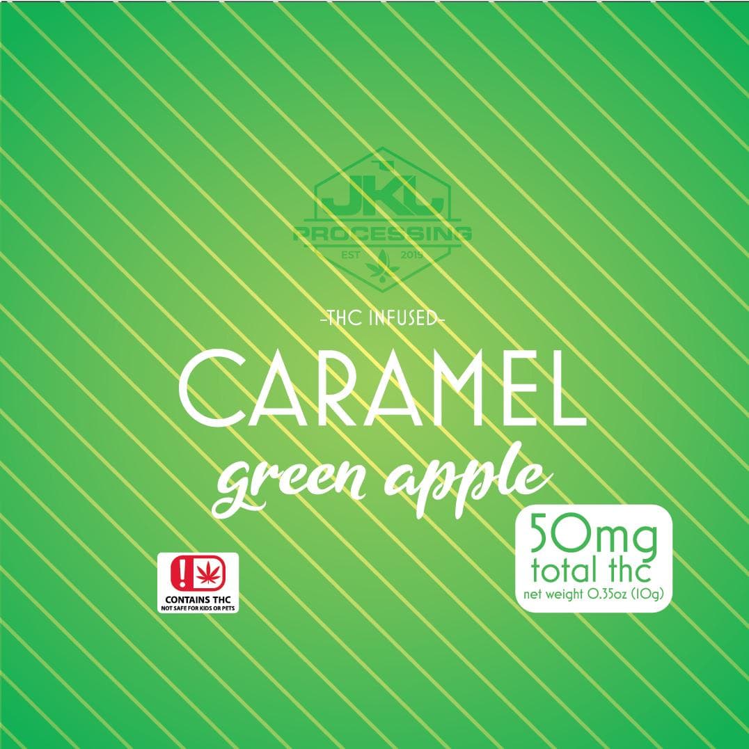 JKJ PROCESSING INC Green Apple Caramel - 50mg