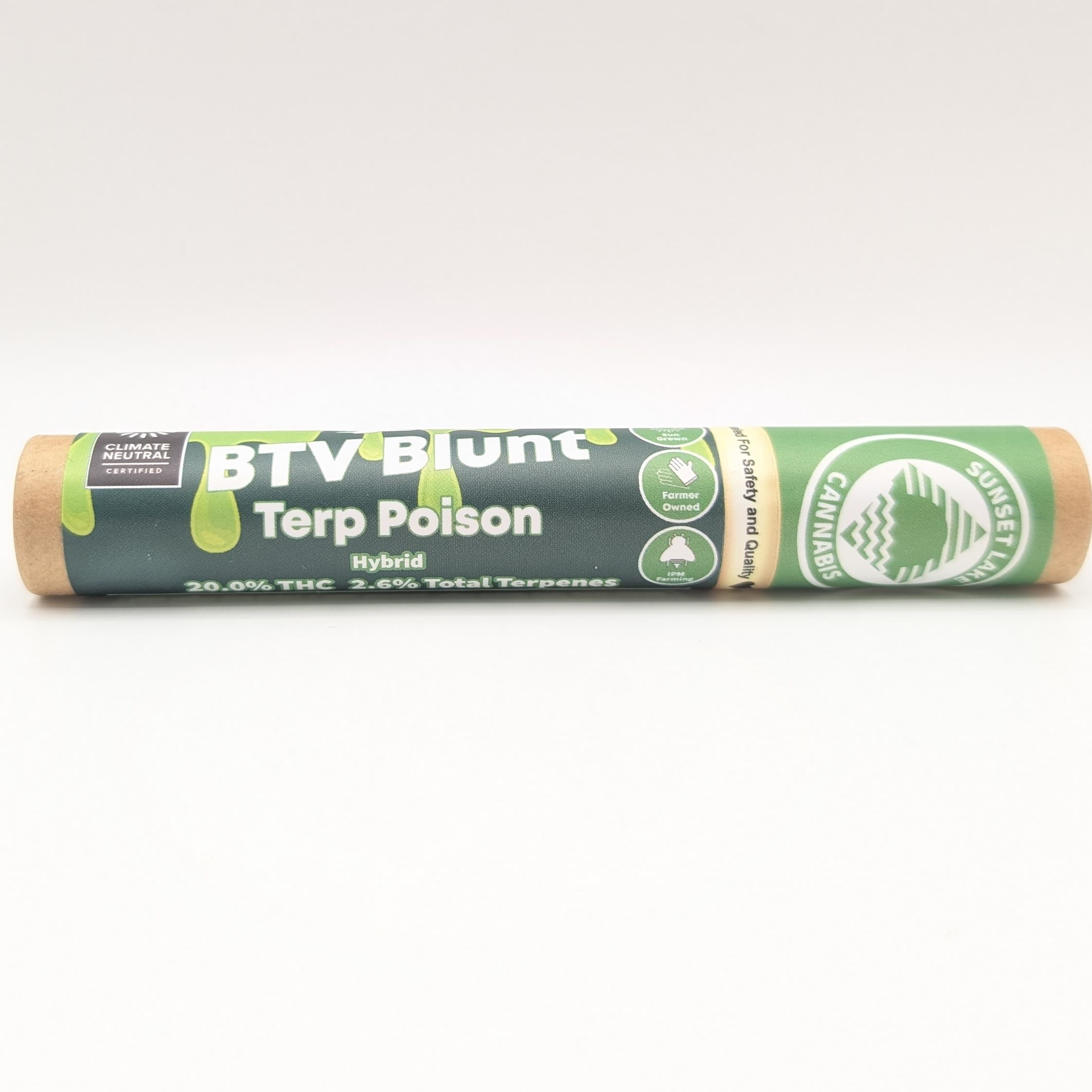 Sunset Lake 1g BTV Blunt - Terp Poison BTV Blunt