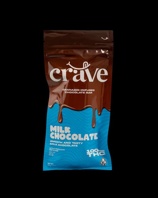 Crave Chocolate Milk Chocolate | 100mg THC