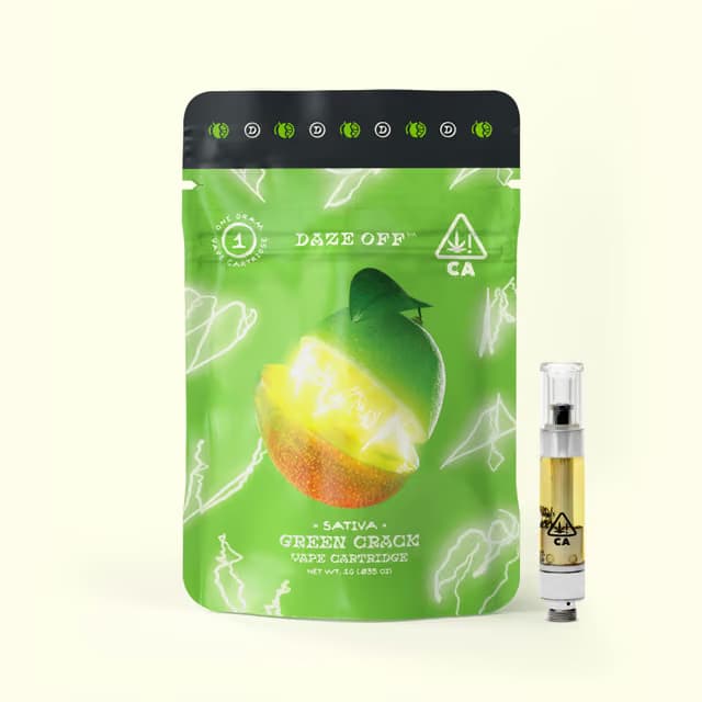 Daze Off Green Crack | 1g Cartridge