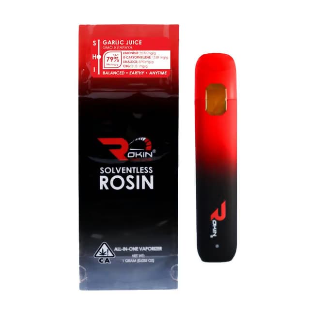 Rokin Cannabis Garlic Juice | 1g Cartridge