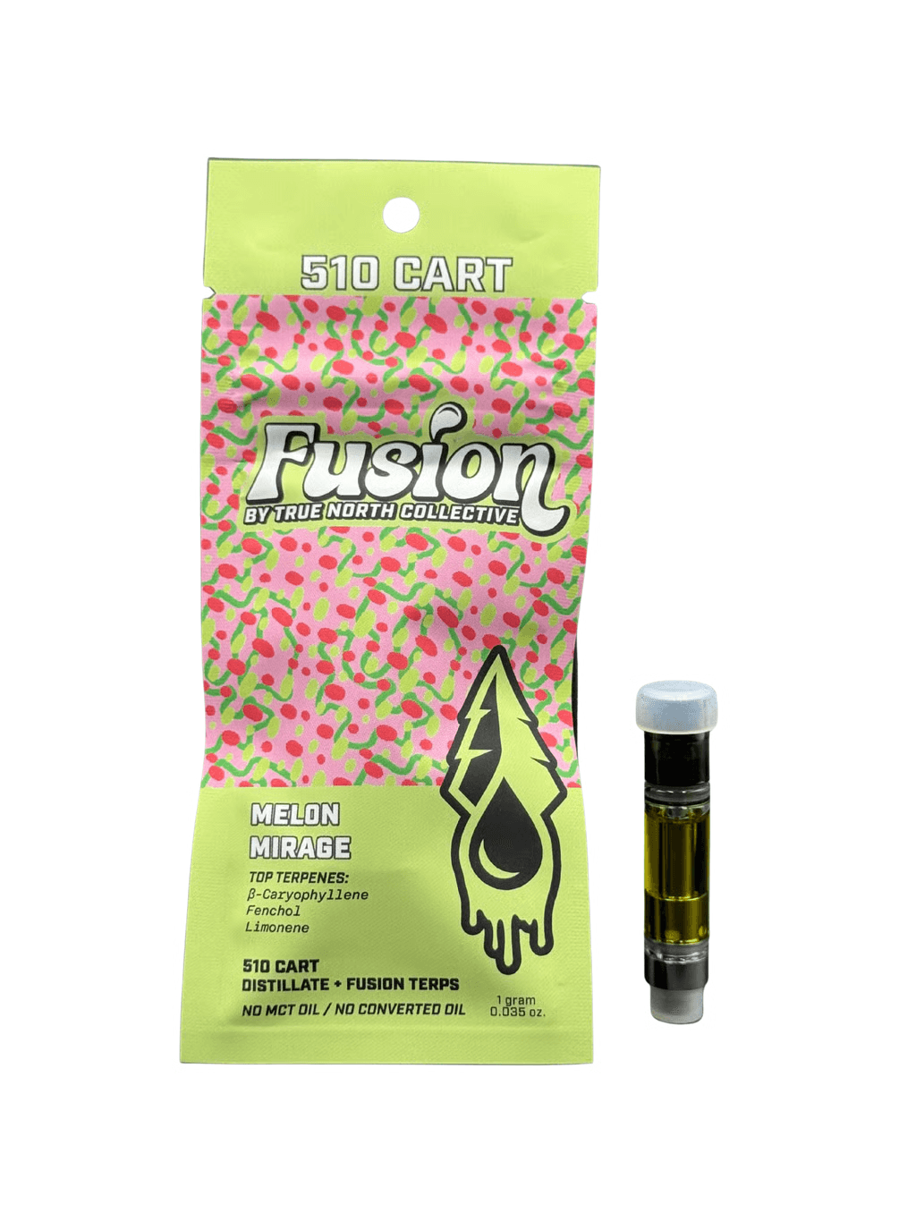 True North Collective MI Melon Mirage Distillate Cartridge - 1g