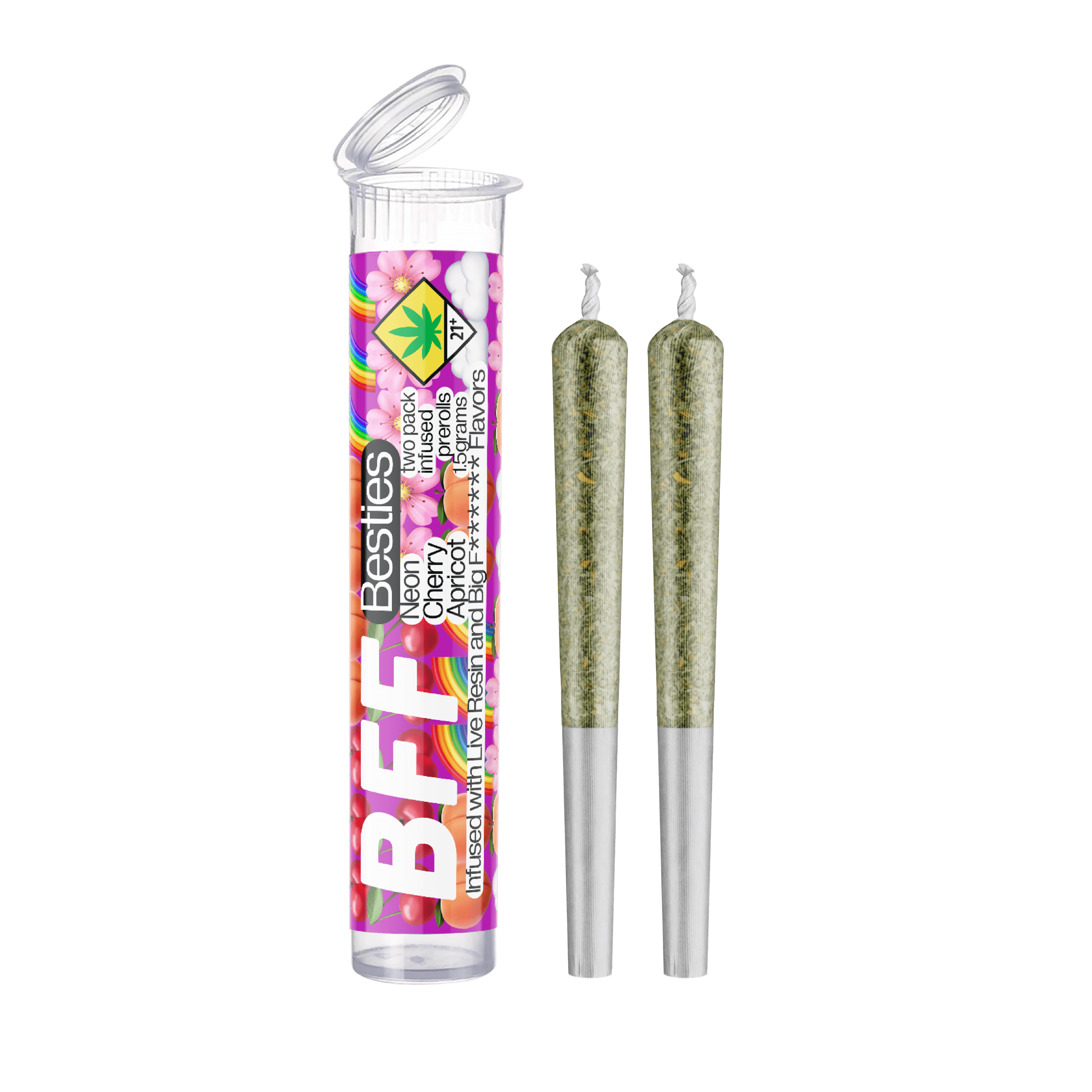 BFF Neon Cherry Apricot (NO CAP) [.75g]