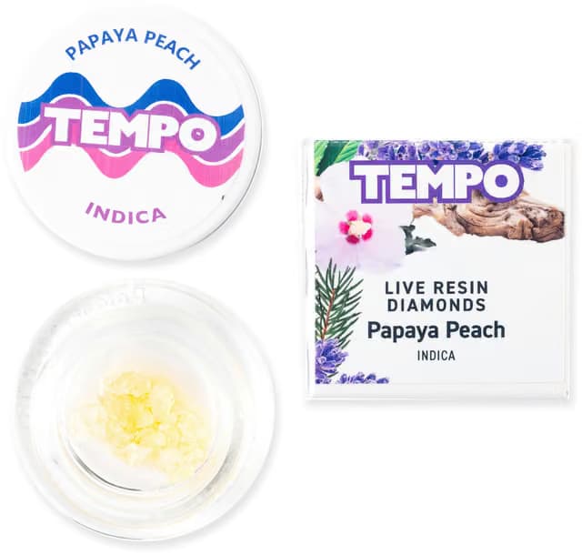 TEMPO Papaya Peach | Live Resin Diamonds | 1g