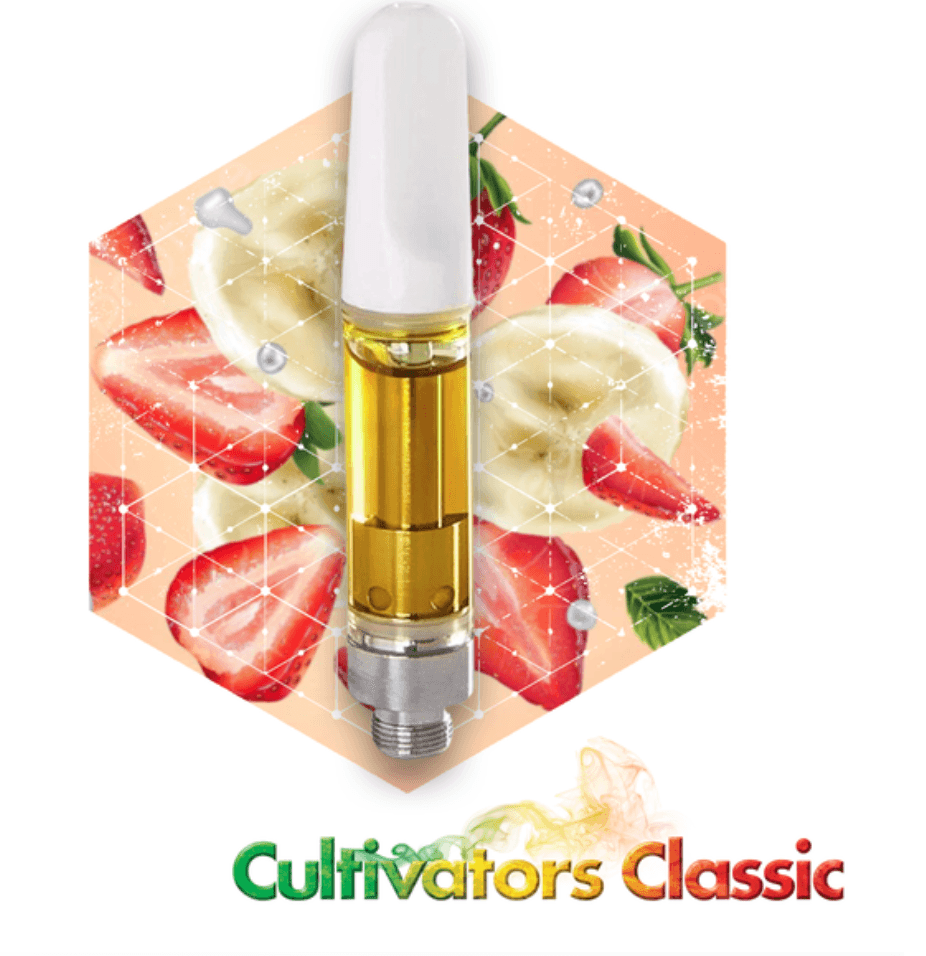 Cultivators Classic Strawnana Smoothie - Distillate Disposable 1g