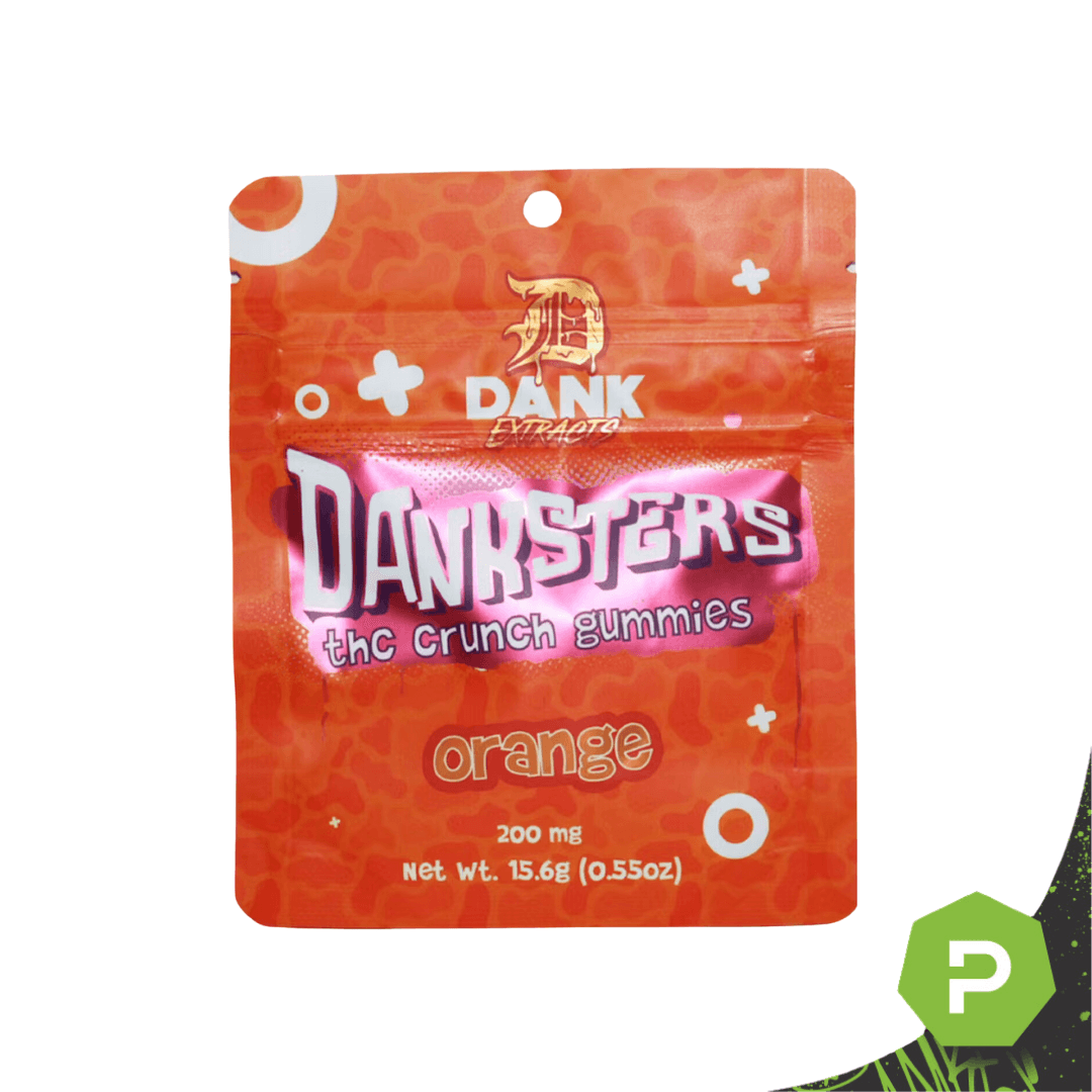 Dank Extracts Dank Extracts Orange Nerd Gummies 200mg