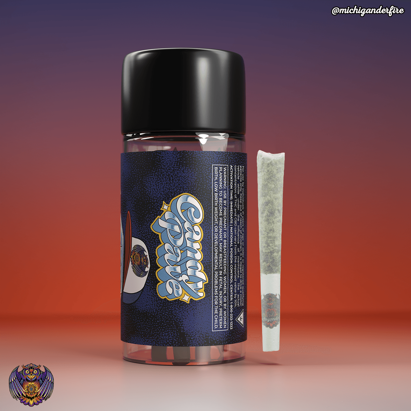 Michigander Fire Michigander Fire - Candy Pave 5pk Pre-Rolls