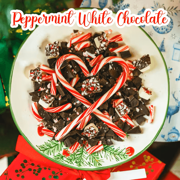 Lazy River Moose Bites Peppermint White Chocolates