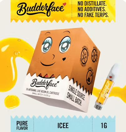 Budderface Budderface: Icee 1G Live Resin Cart
