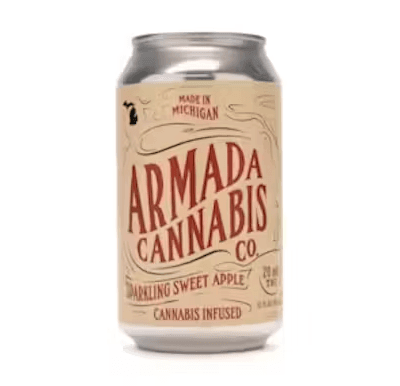 Armada Cannabis Co. Cider - 20mg - Sparkling Sweet Apple Cider Beverages