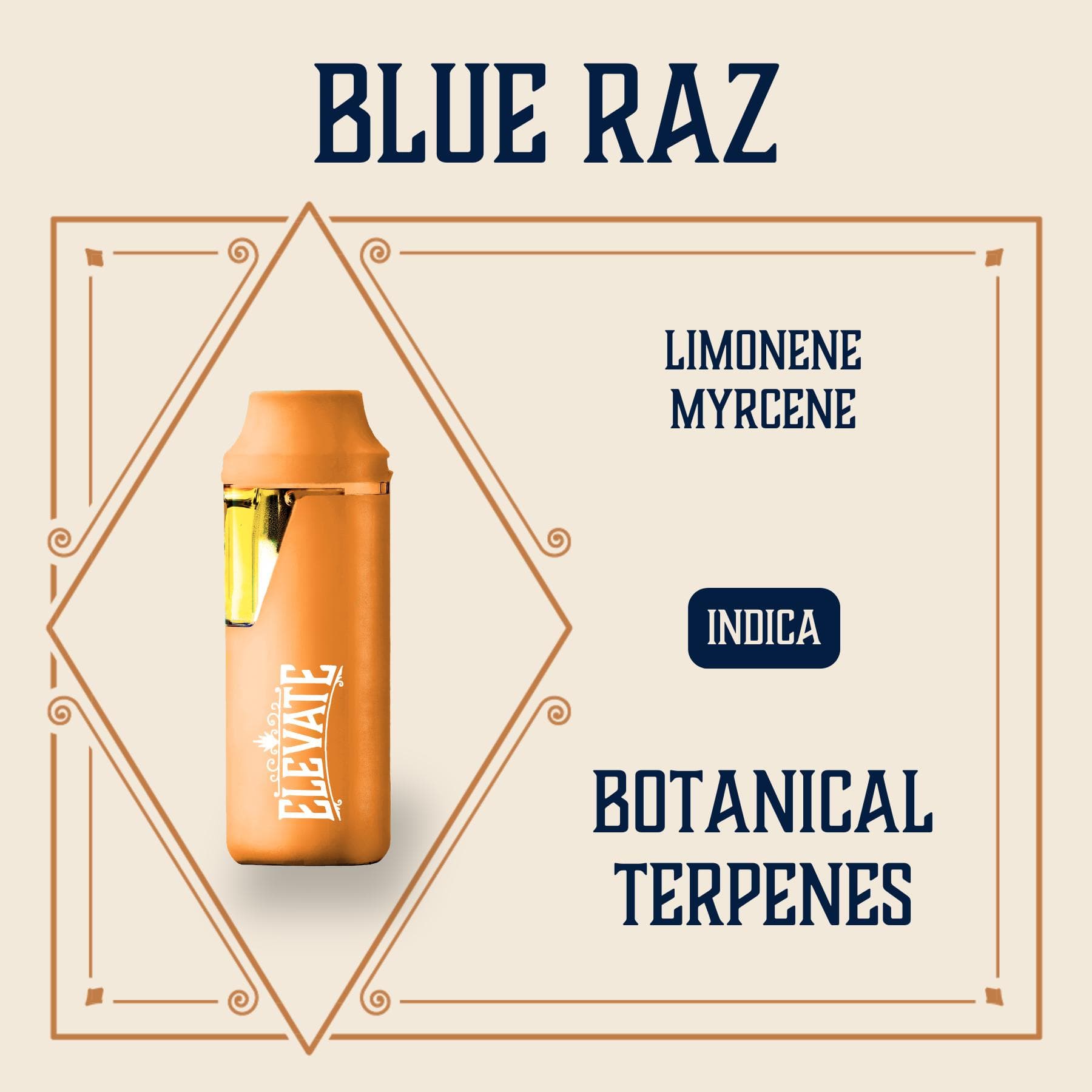 Elevate Missouri Blue Raz | Botanical Min-E-Bar