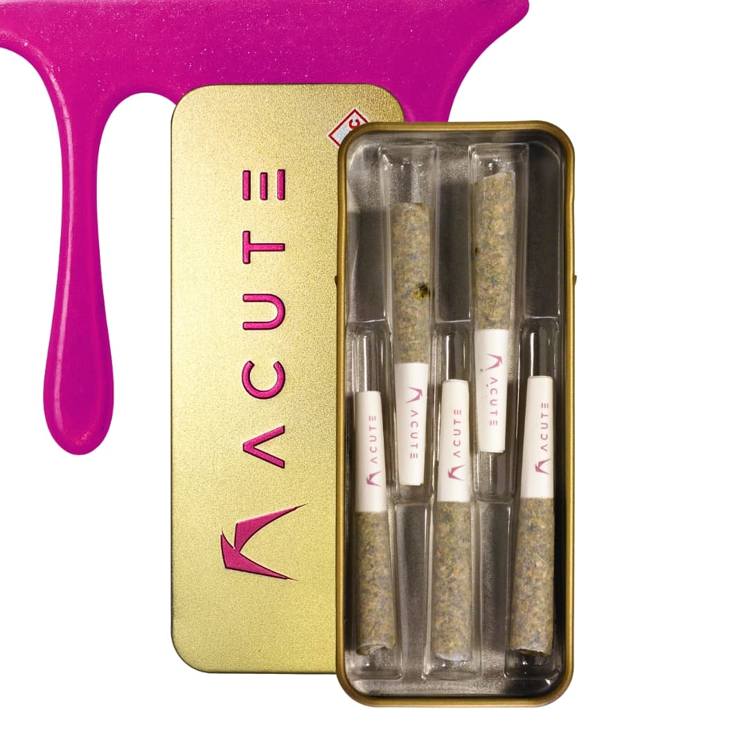 Acute Juice Infused Pre-Rolls Strawberries 5pk - 2.5g