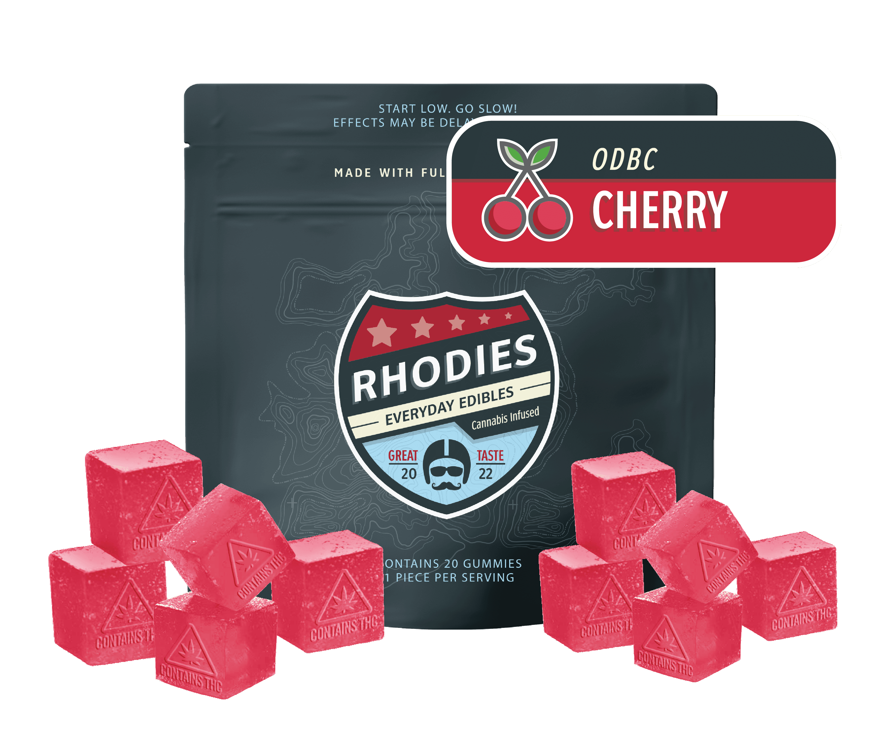 Rhodies ODBC Cherry | Gummies | 20pk