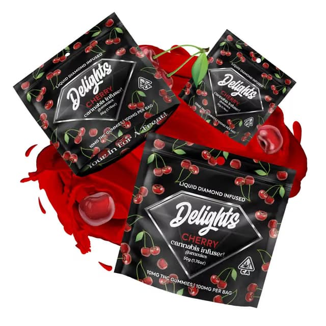 Delights Gummies Cherry | 100mg Gummies