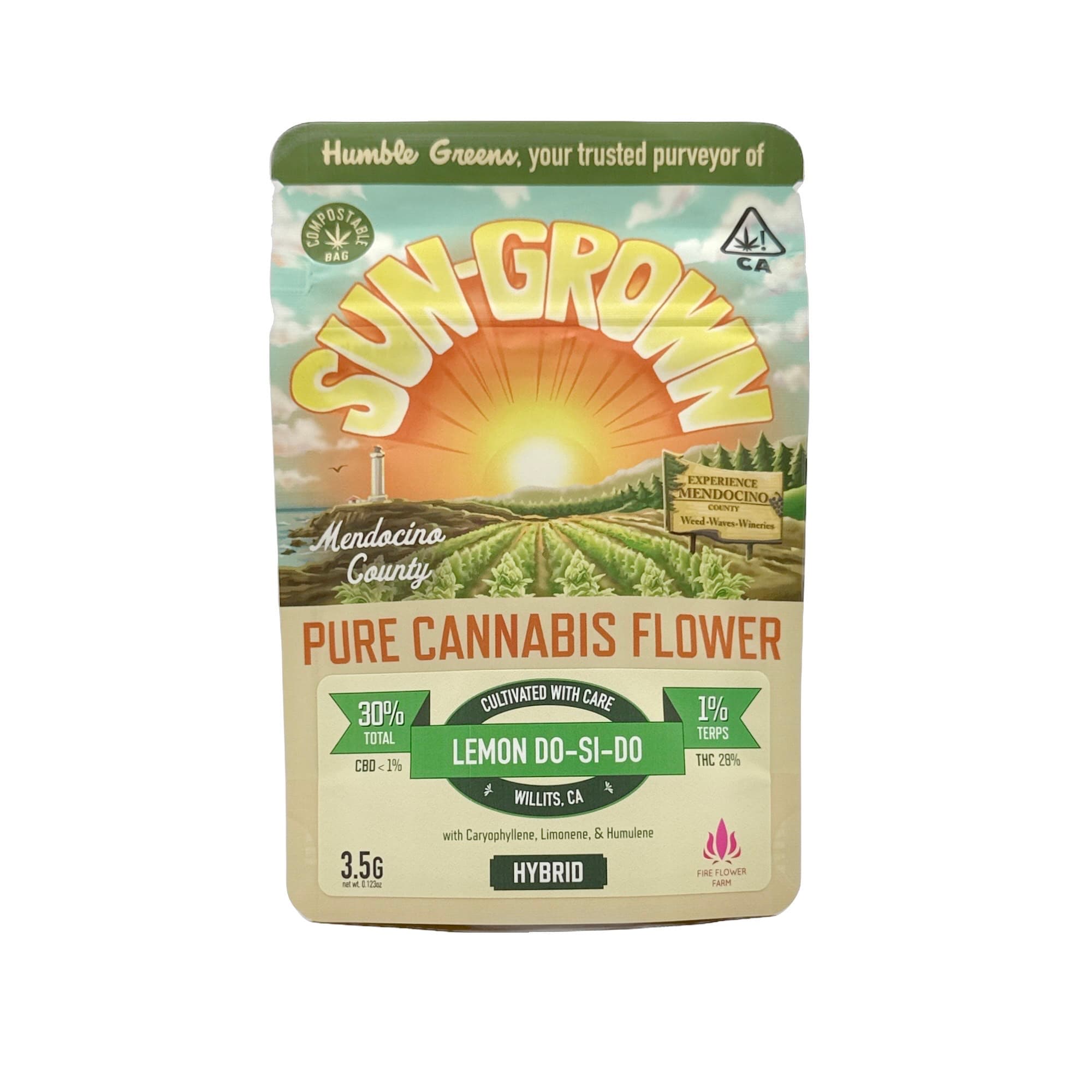HUMBLE GREENS LEMON DO-SI-DO - EIGHTH