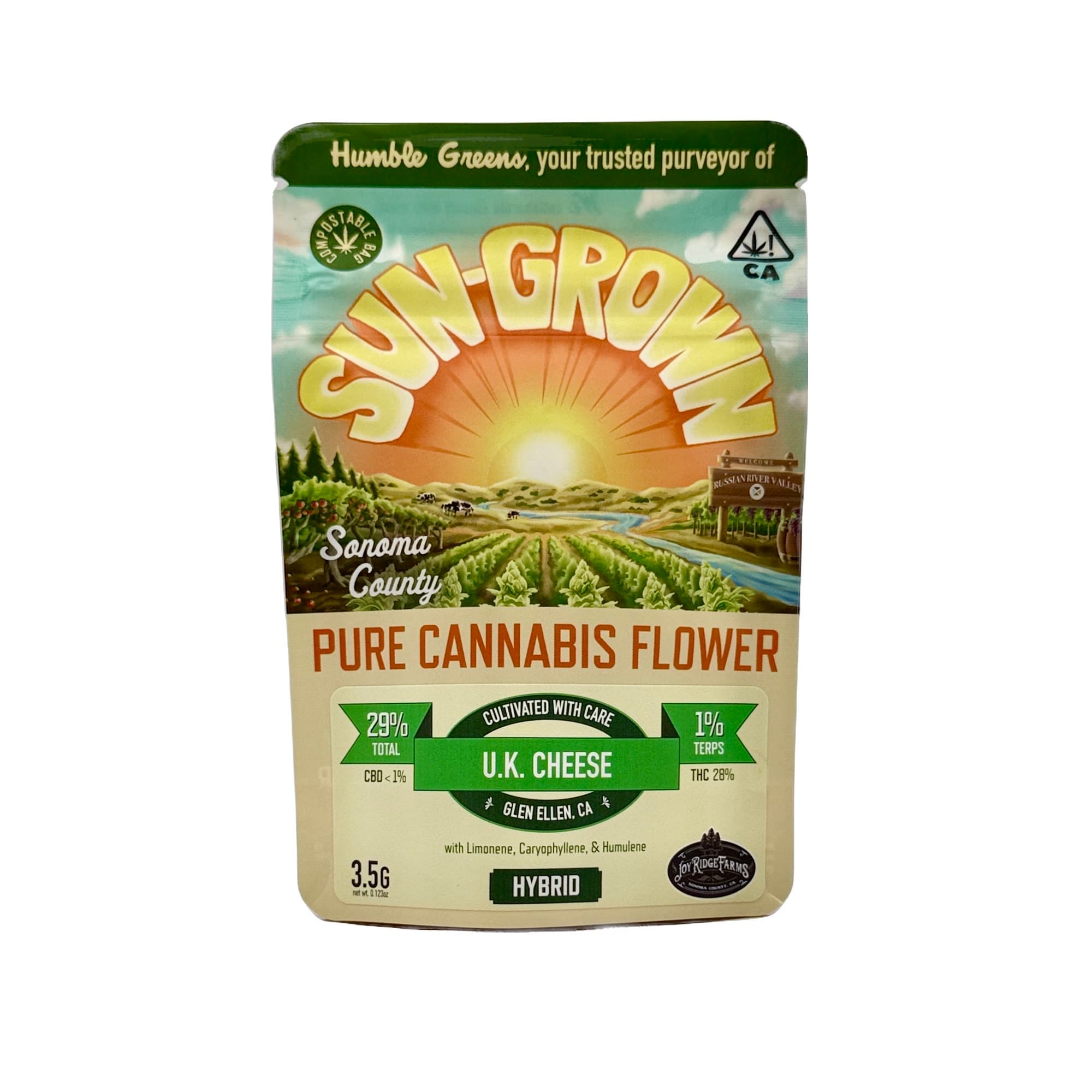 HUMBLE GREENS U.K. CHEESE - EIGHTH