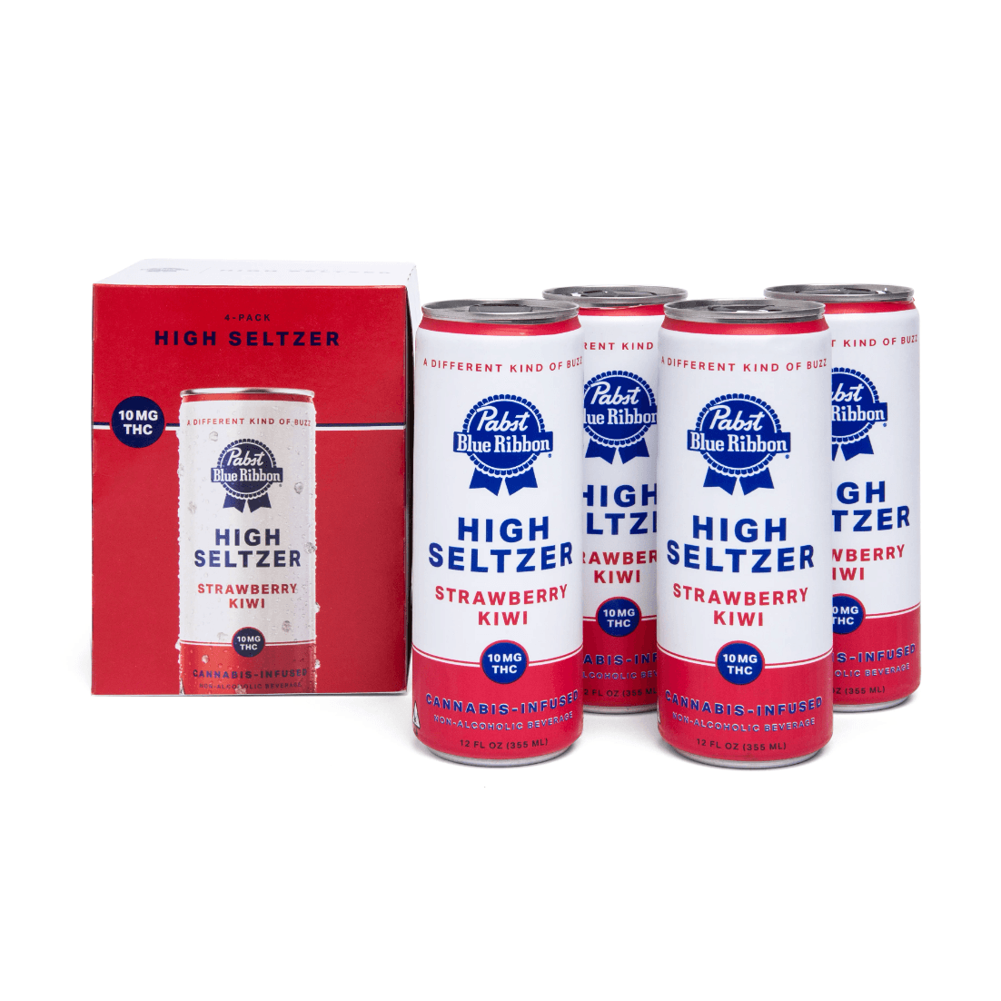 PBR SELTZER - STRAWBERRY KIWI 4PK