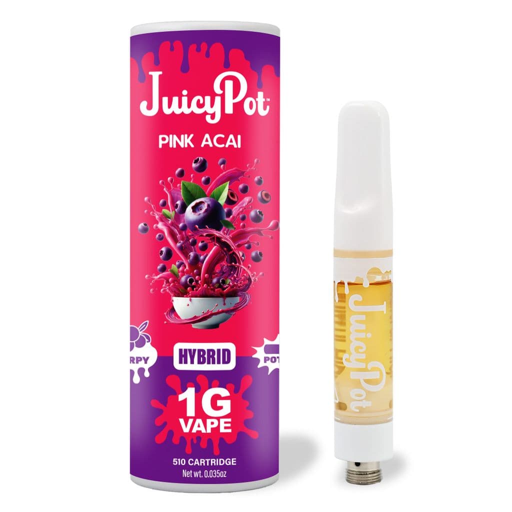 JuicyPot PINK ACAI 1G CARTRIDGE