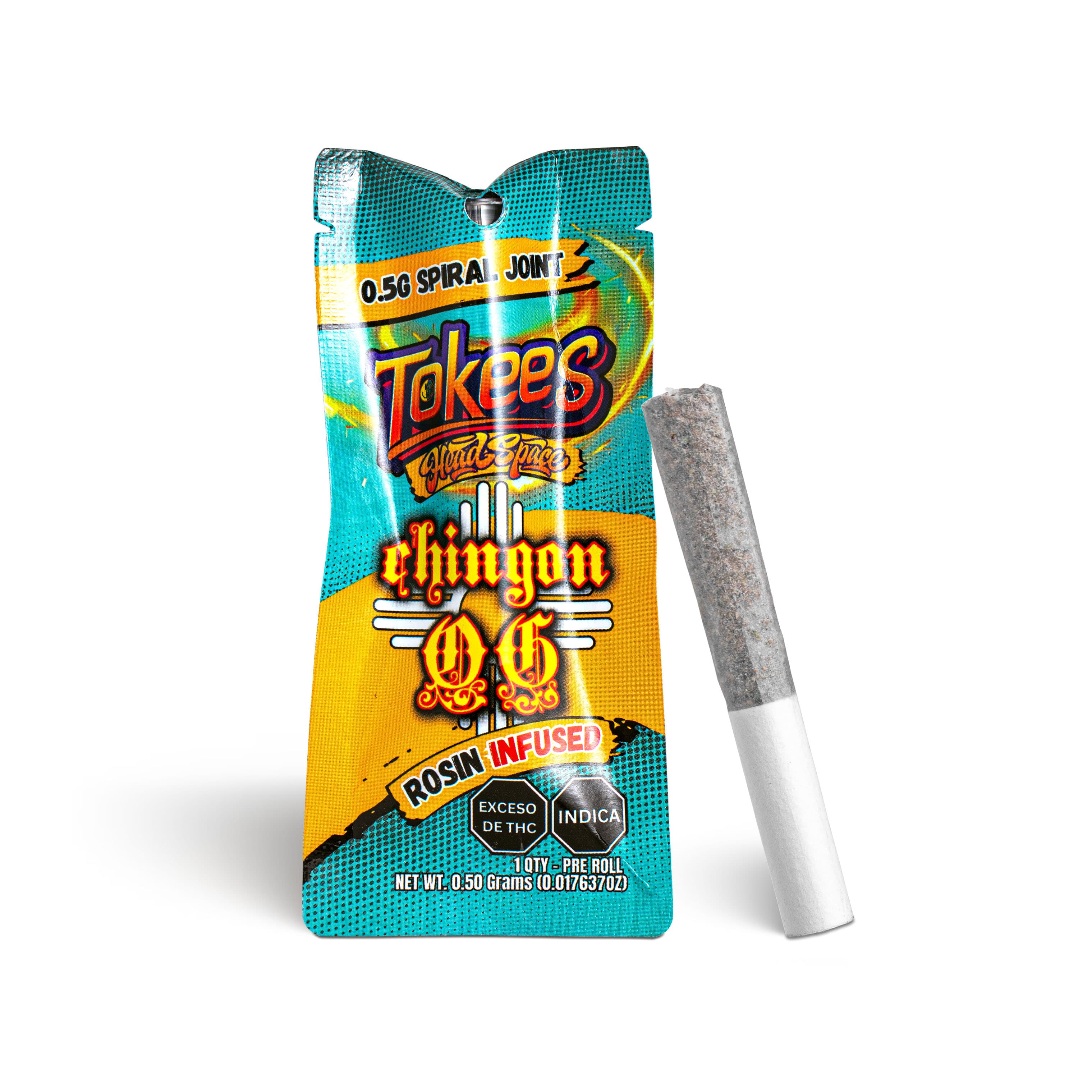 Head Space Distribution Chingon OG Tokees Rosin Infused Pre-Roll