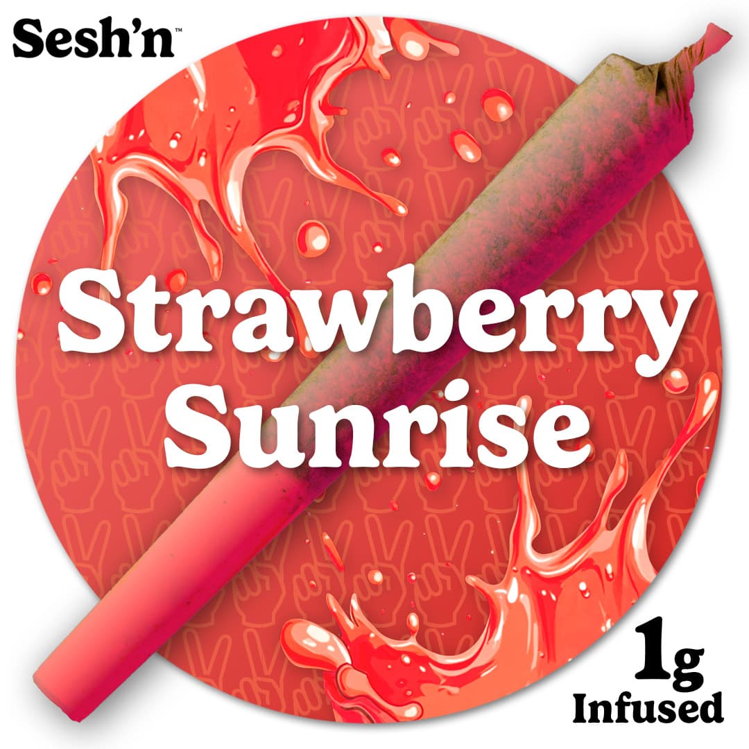 Sesh'n Infused Pre-Roll - Strawberry Sunrise