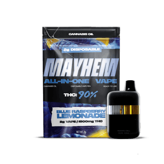 Mayhem AIO Vape | Blue Raspberry Lemonade | 2g