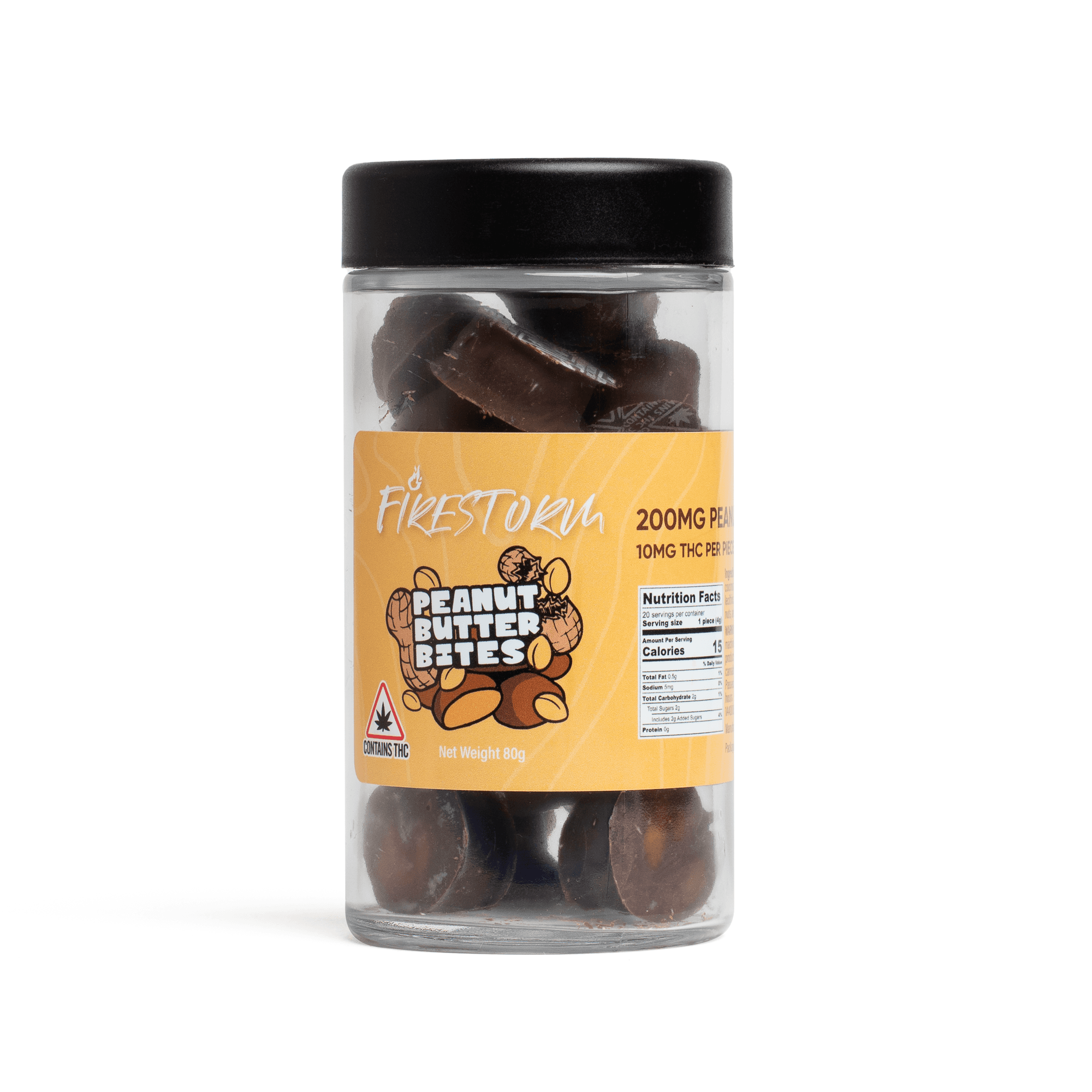 Firestorm Peanut Butter Bites 200mg