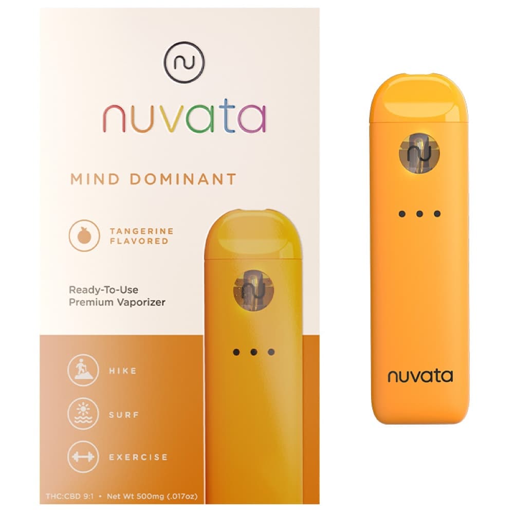 Nuvata NUVATA Pen 500mg: Mind Dominant Tangerine 9:1 THC:CBD