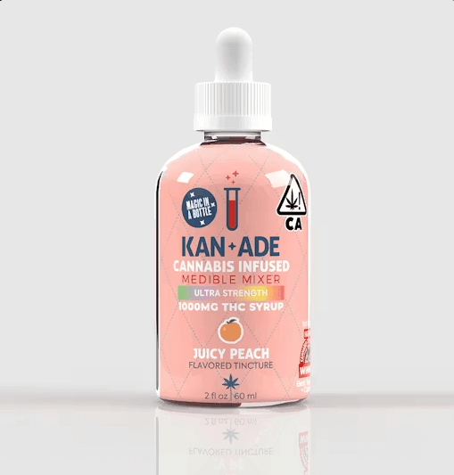 Kan-Ade THC TINCTURE - PEACH - 1000MG