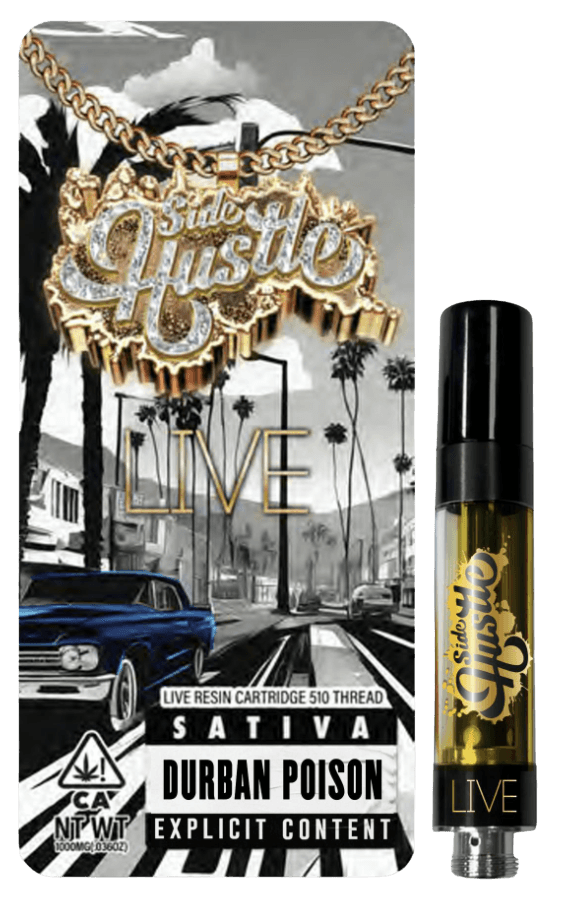 Side Hustle Durban Poison Live Resin Vape 1g