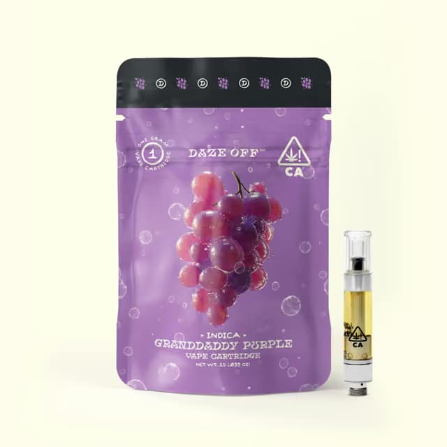 Daze Off CA Grand Daddy Purple | 1g Cartridge