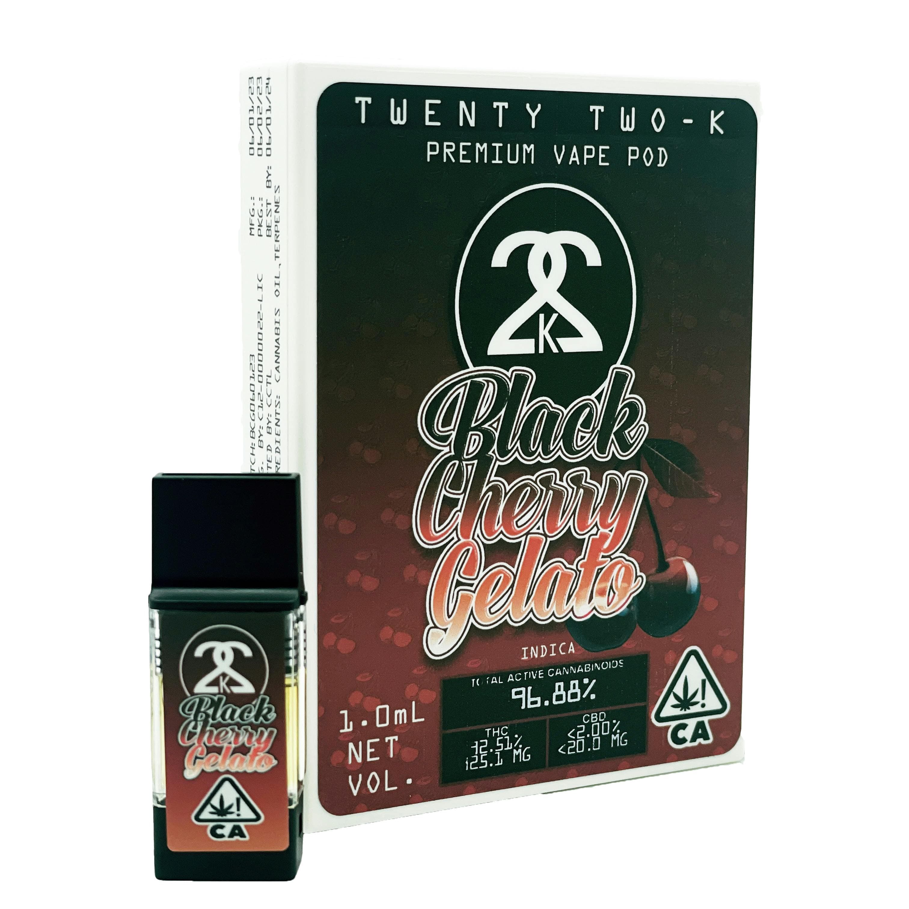 22K BLACK CHERRY GELATO - 1 G