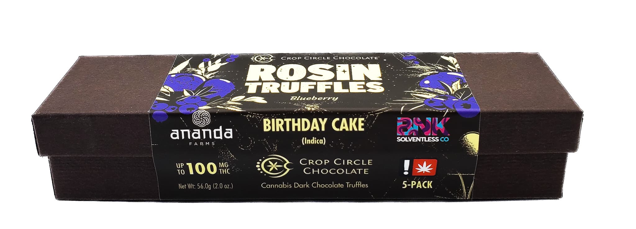 Crop Circle Chocolate Blueberry | 100mg