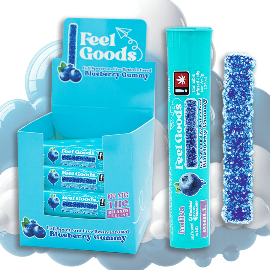 Feel Goods Blueberry Straw 100 Gummy 1pc | Feel Goods