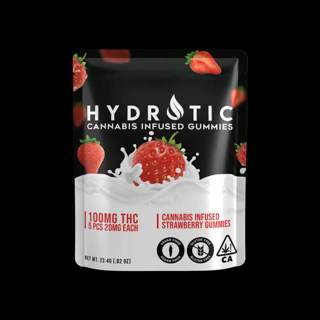Hydrotic Strawberry | 100mg Gummies