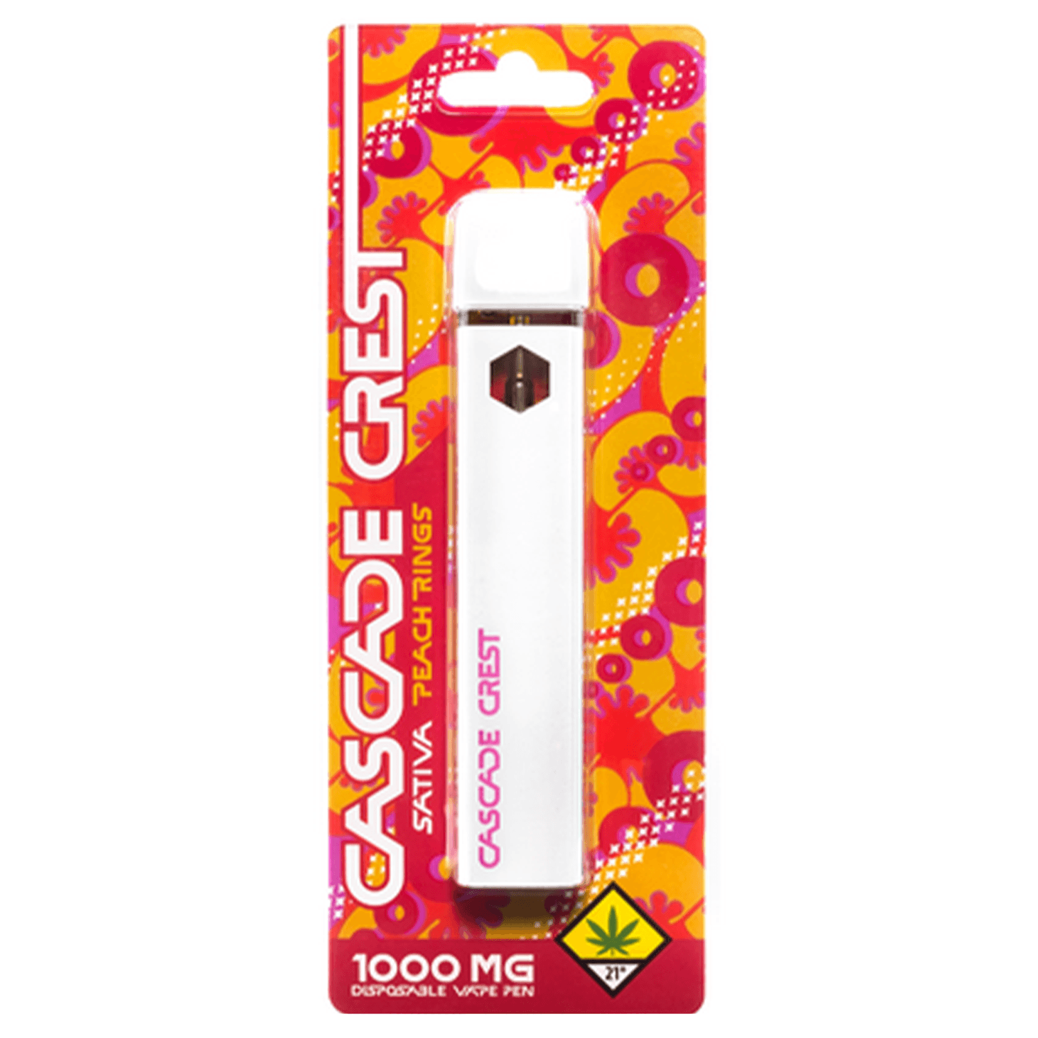 Cascade Crest Peach Rings (S) - Distillate Disposable