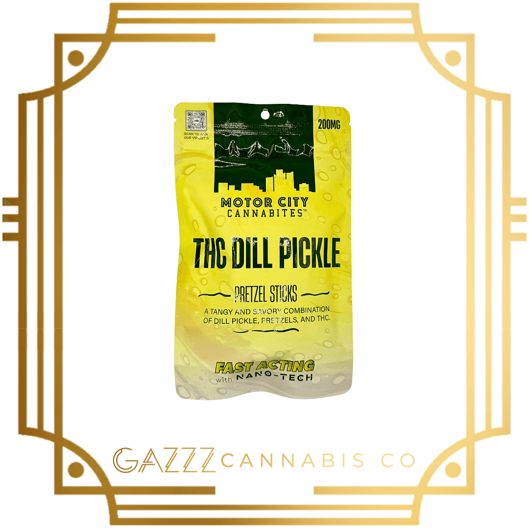 Motor City Cannabites Dill Pickle Pretzel Sticks