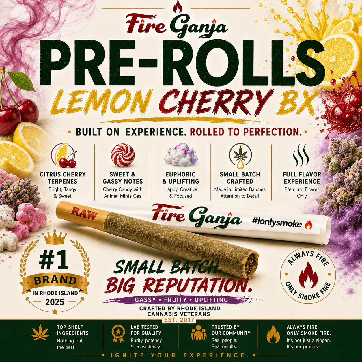 Fire Ganja Lemon Cherry BX | 1g