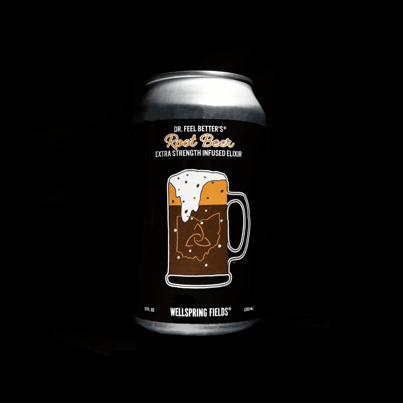 Dr. Feel Better's Wellspring Fields Extra Strength Root Beer Elixir 2pk Drink