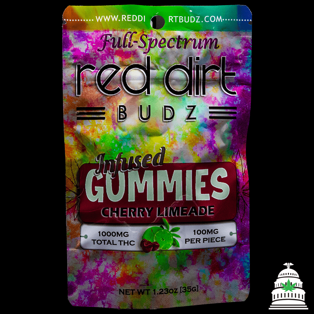 Red Dirt Budz Cherry Limeade - Red Dirt Gummies