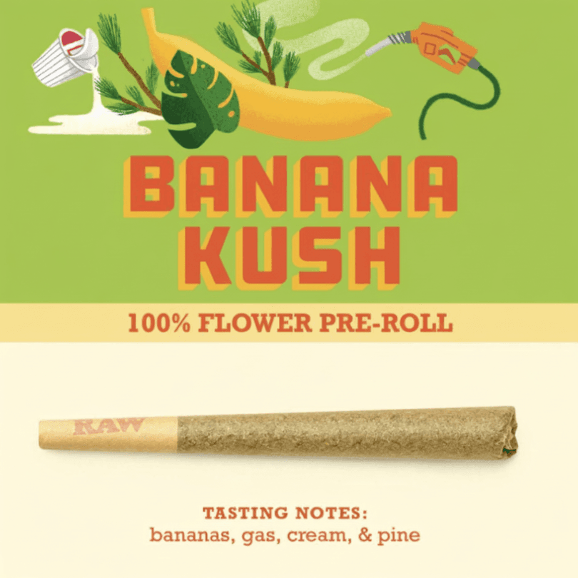 Paper Crane Pre-Roll - Banana Kush